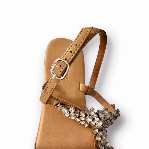 Wedding Sandals. Beige - Picture 4 of 5